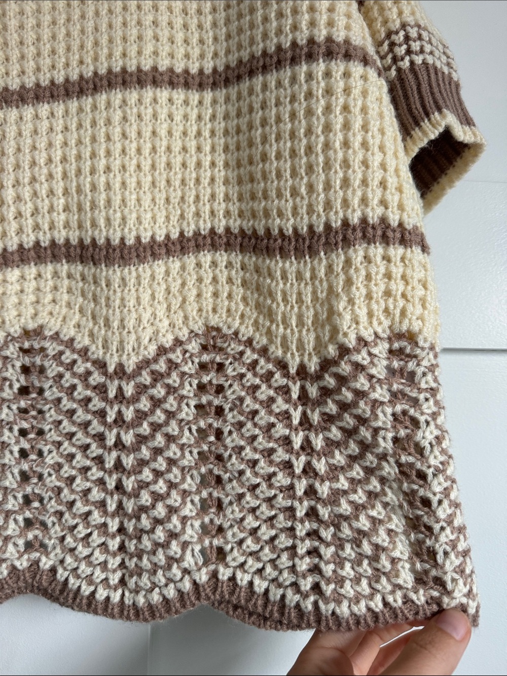 Sadie & Sage Striped Short Sleeve Knit Sweater - Picture 4 of 6